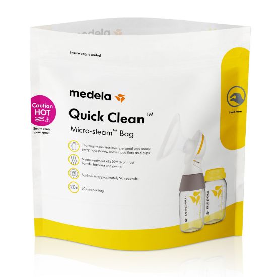 Picture of Medela Quick Clean Micro-Steam Bags x5 EN